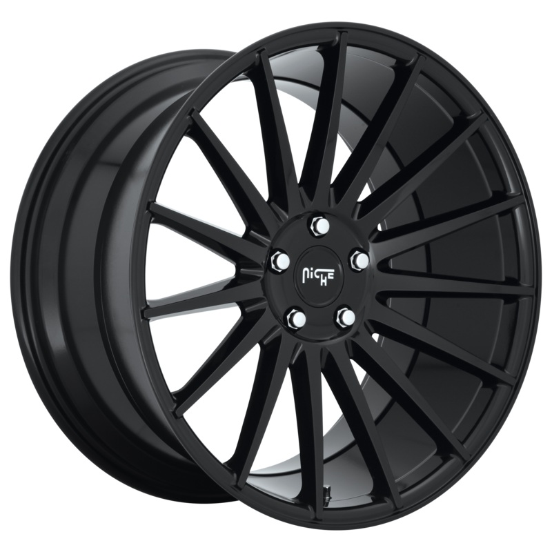 NICHE 1PC M214 FORM GLOSS BLACK WHEELS | 20X10 | 5X112 | OFFSET: 40MM | CB: 66.56MM