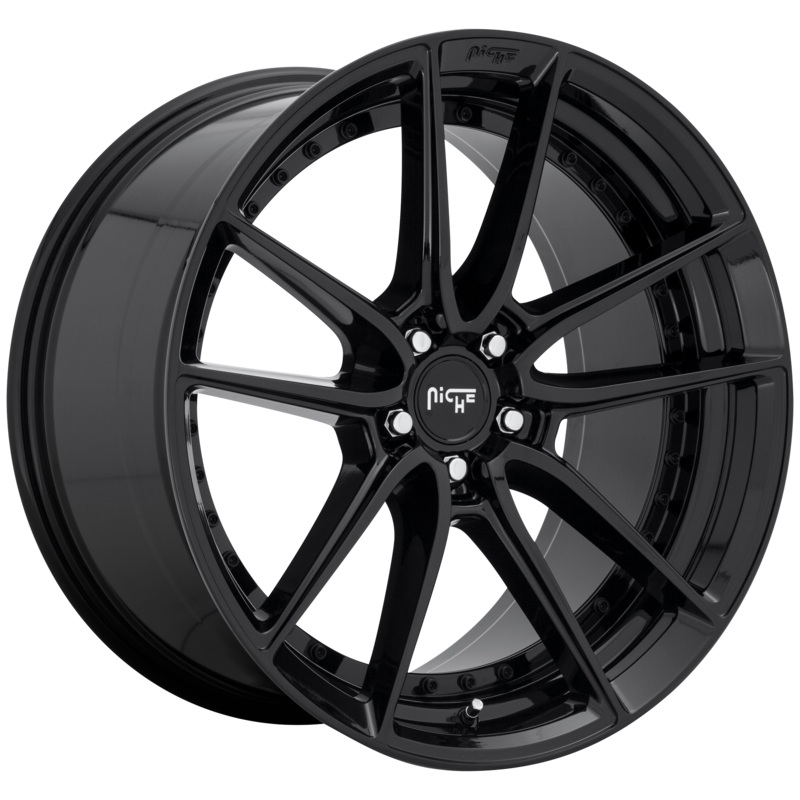 NICHE 1PC M223 DFS GLOSS BLACK WHEELS | 18X9.5 | 5X112 | OFFSET: 48MM | CB: 66.56MM