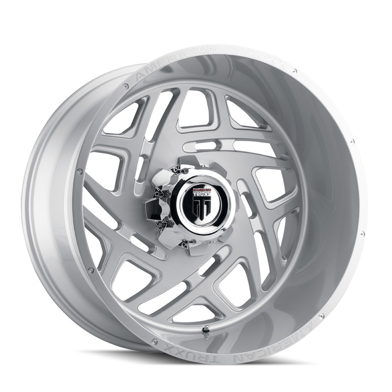 AMERICAN TRUXX AT1904 COSMOS BRUSHED MILLED WHEELS | 24X14 | 5X127 | OFFSET: -76MM | CB: 78.1MM