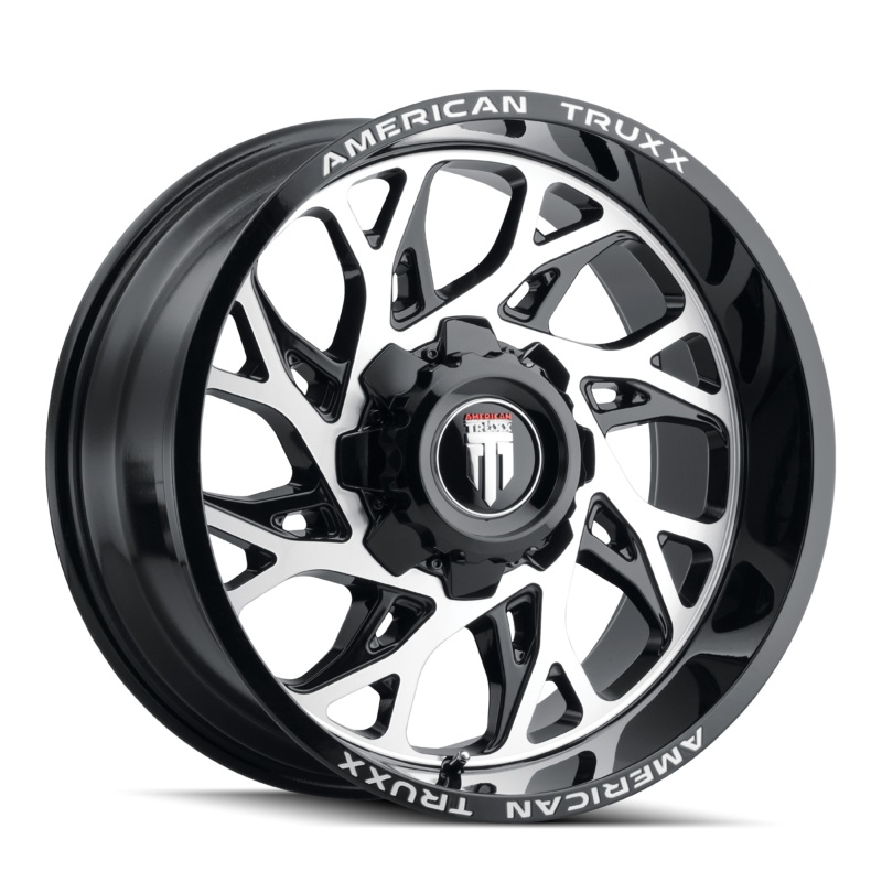 AMERICAN TRUXX AT1913 DESTINY GLOSS BLACK MACHINED WHEELS | 20X9 | 6X135/6X139.7 | OFFSET: 0MM | CB: 106.1MM