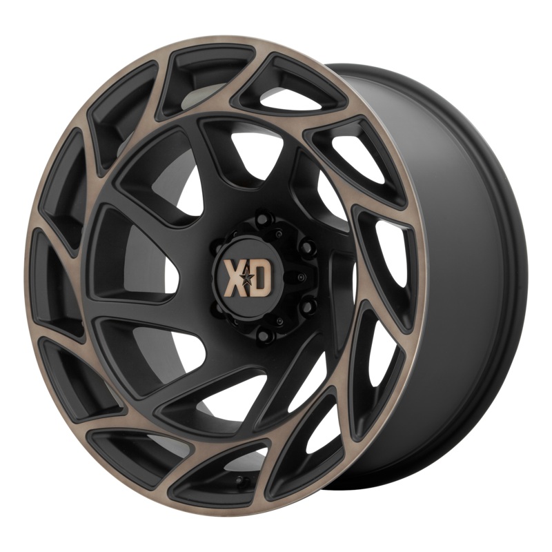 XD XD860 ONSLAUGHT SATIN BLACK WITH BRONZE TINT WHEELS | 20X9 | 8X170 | OFFSET: 0MM | CB: 125.1MM