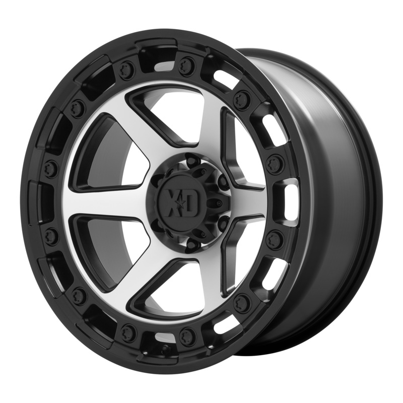 XD XD862 RAID SATIN BLACK MACHINED WHEELS | 17X9 | 5X127 | OFFSET: 0MM | CB: 71.5MM