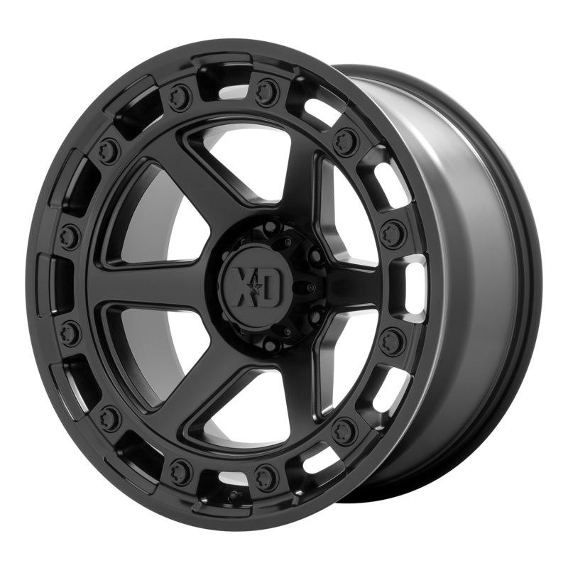 XD XD862 RAID SATIN BLACK WHEELS | 17X9 | 5X127 | OFFSET: 0MM | CB: 71.5MM