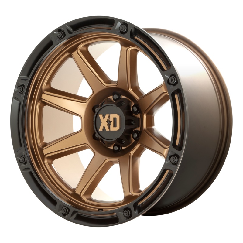 XD XD863 MATTE BRONZE WITH BLACK LIP WHEELS | 20X9 | 8X170 | OFFSET: 0MM | CB: 125.1MM