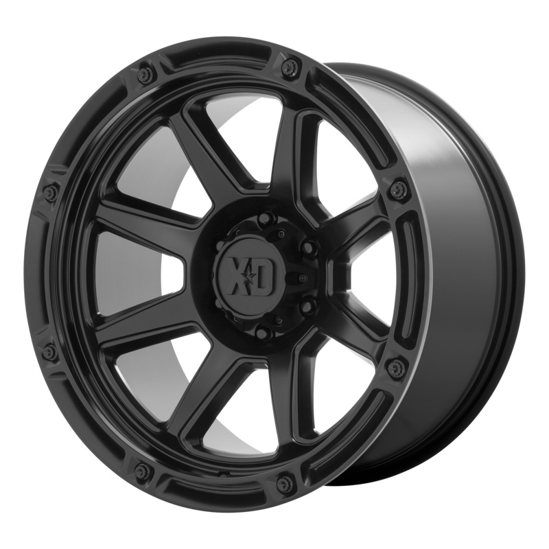 XD XD863 SATIN BLACK WHEELS | 20X9 | 8X180 | OFFSET: 0MM | CB: 124.2MM